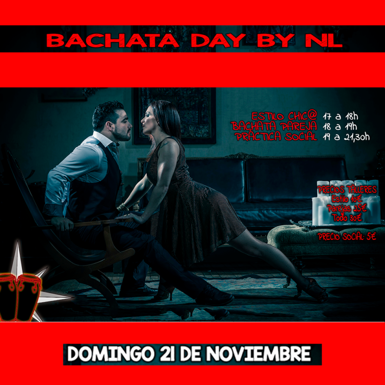 21 de noviembre, Bachata Day con Chaves y Silvia